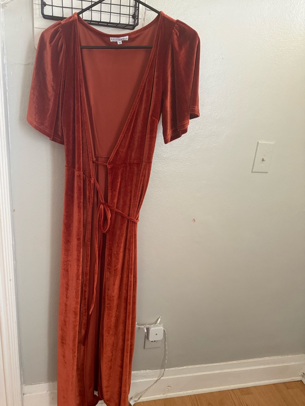 Baltic Born Velvet Wrap Dress